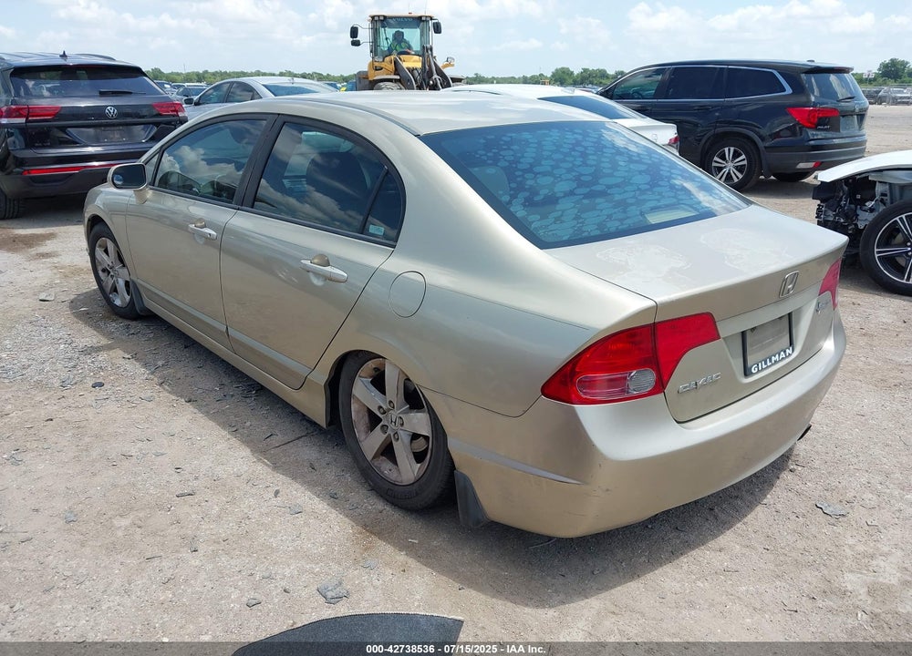 2008 HONDA CIVIC EX VIN: 1HGFA16858L037194