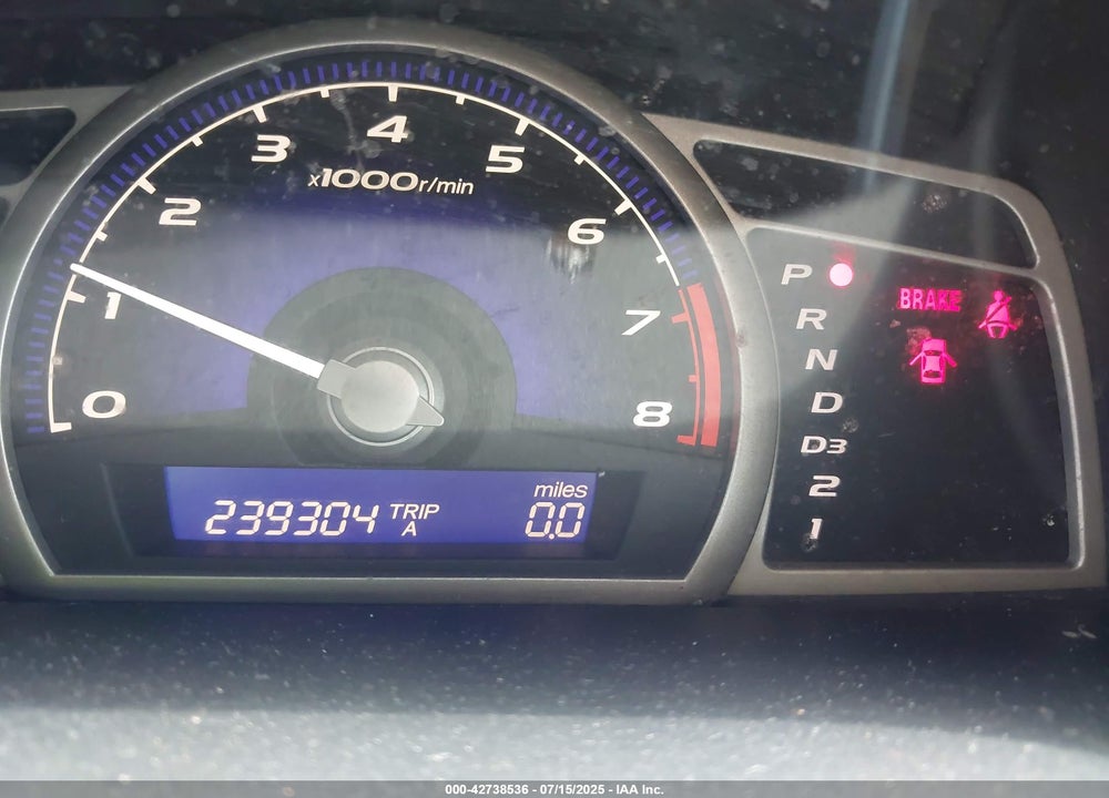 2008 HONDA CIVIC EX VIN: 1HGFA16858L037194