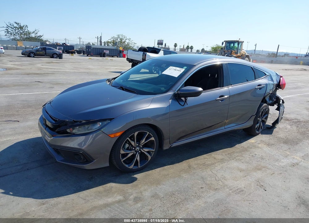 2019 HONDA CIVIC VIN: 2HGFC2F86KH537885
