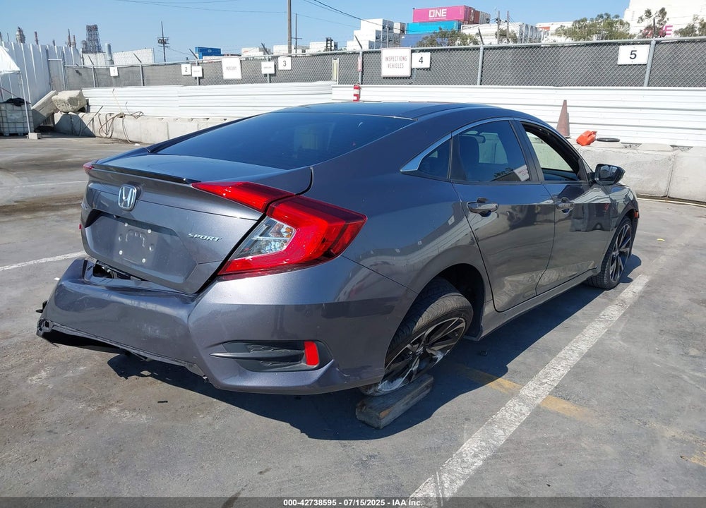 2019 HONDA CIVIC VIN: 2HGFC2F86KH537885