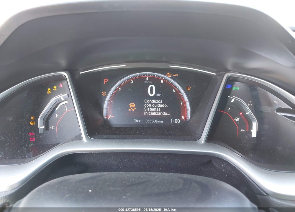2019 HONDA CIVIC VIN: 2HGFC2F86KH537885