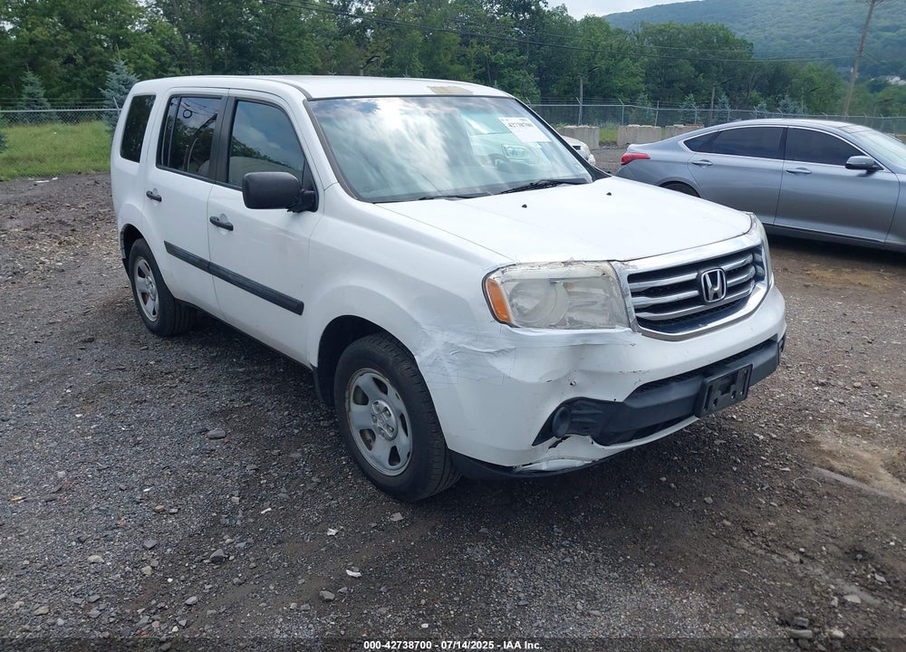 2013 HONDA PILOT LX VIN: 5FNYF4H29DB013285