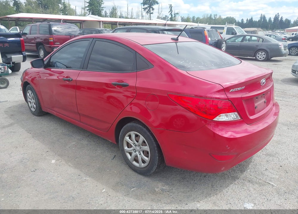 2012 HYUNDAI ACCENT VIN: KMHCT4AE5CU086534