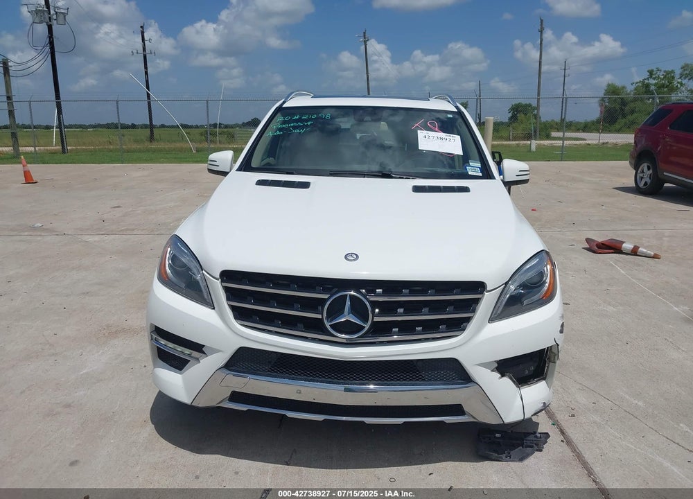 2015 MERCEDES-BENZ ML-CLASS VIN: 4JGDA5GB9FA514141