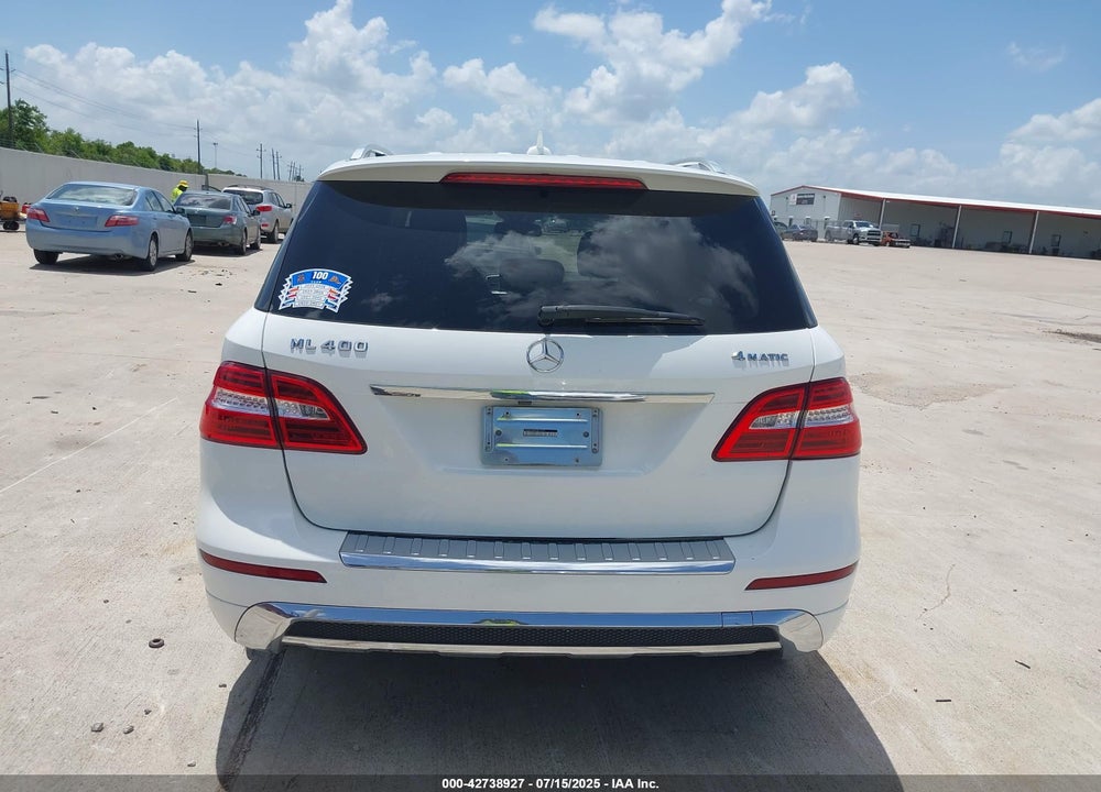 2015 MERCEDES-BENZ ML-CLASS VIN: 4JGDA5GB9FA514141