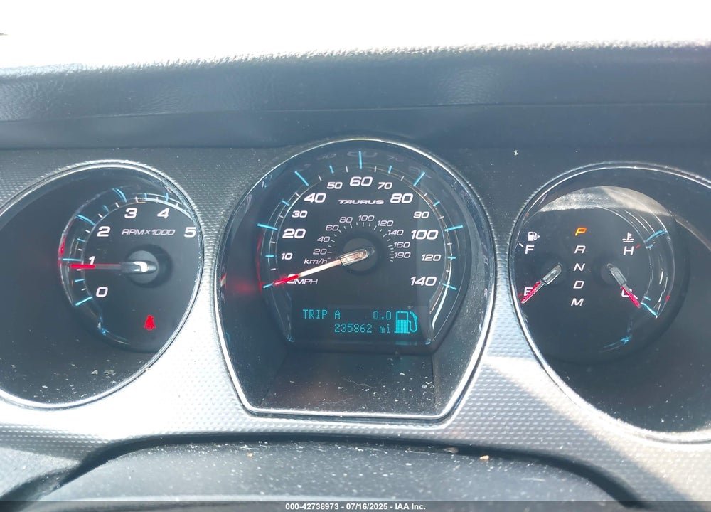 2011 FORD TAURUS VIN: 1FAHP2EW9BG105966
