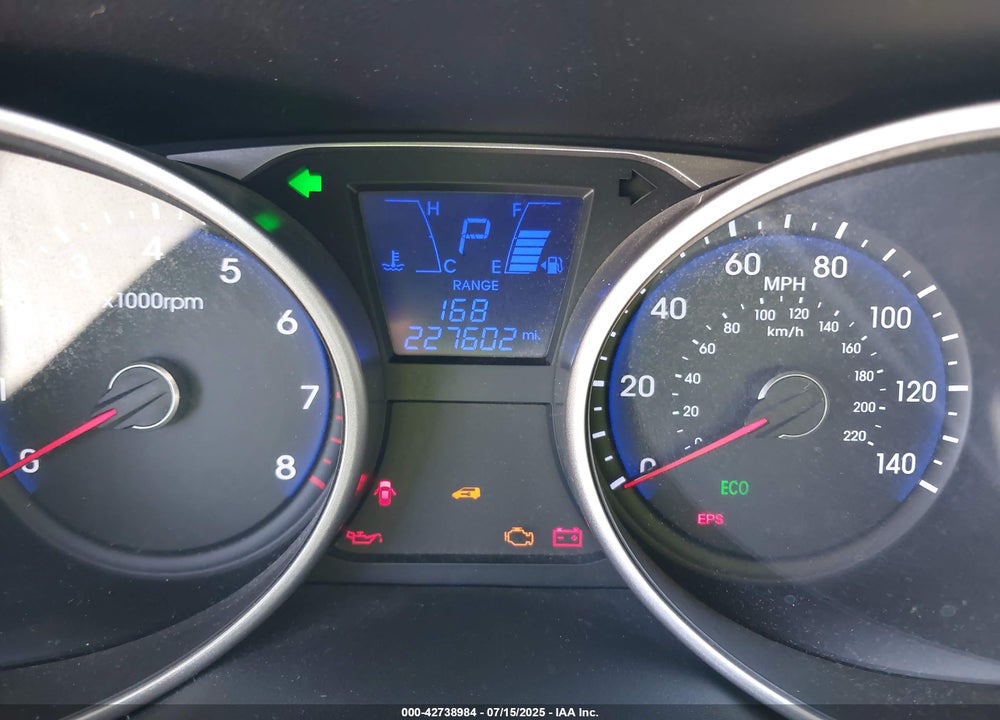2013 HYUNDAI TUCSON VIN: KM8JU3AC7DU567125