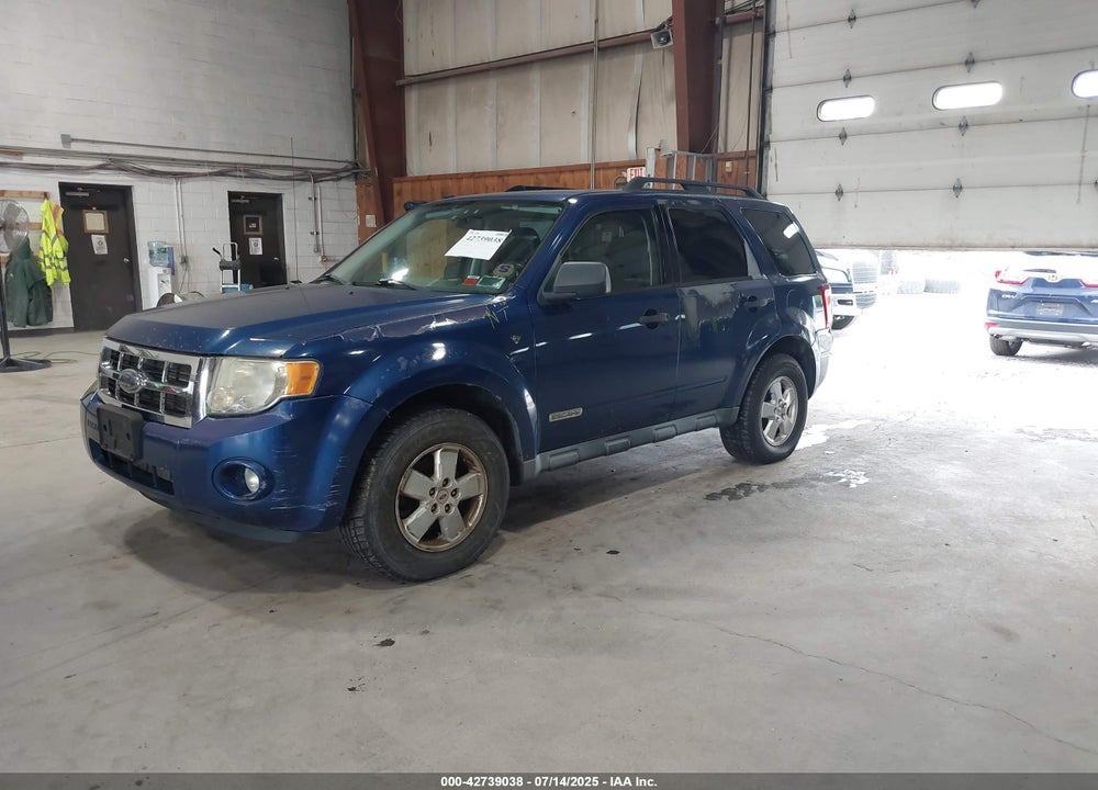 2008 FORD ESCAPE VIN: 1FMCU931X8KC98563