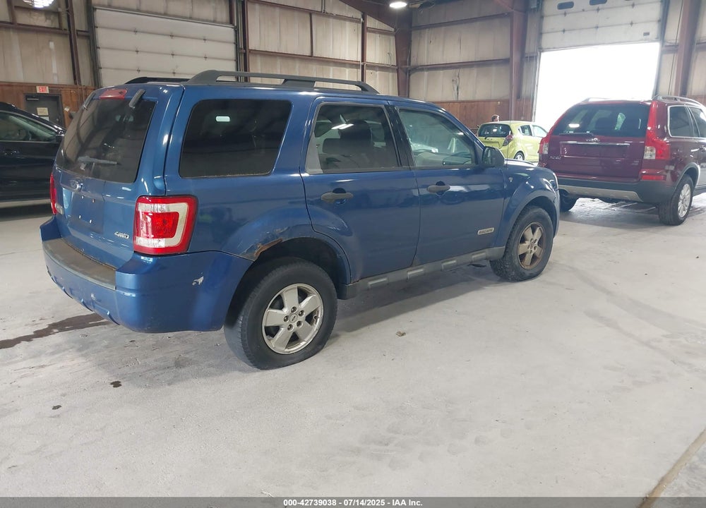 2008 FORD ESCAPE VIN: 1FMCU931X8KC98563