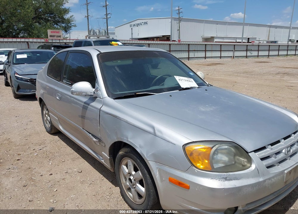2005 HYUNDAI ACCENT GLS/GT VIN: KMHCG35C35U322138