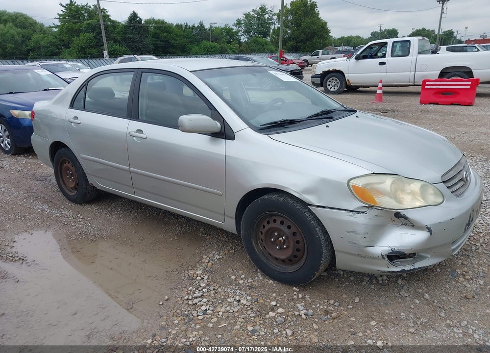 2003 TOYOTA COROLLA LE VIN: JTDBR32EX30046450