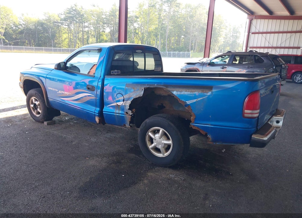 1998 DODGE DAKOTA SLT/SPORT VIN: 1B7GG26X1WS582729