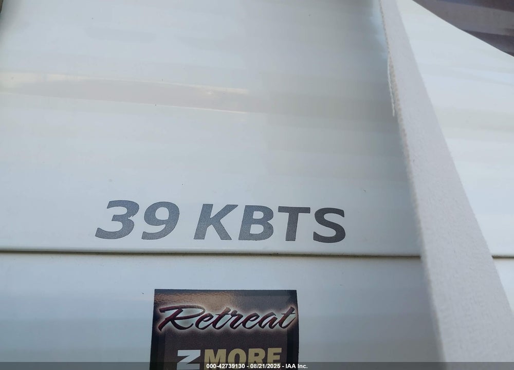2012 KEYSTONE RV TRAVEL TRAILER VIN: 4YDT39K2XC7260471
