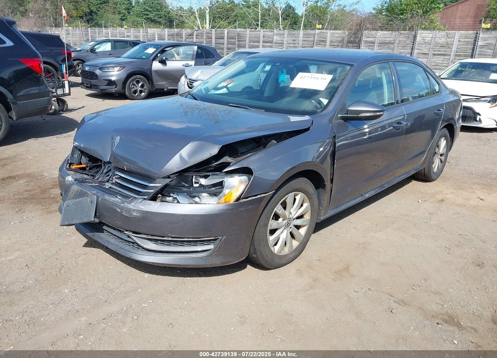 2012 VOLKSWAGEN PASSAT 2.5L S VIN: 1VWAP7A35CC035327