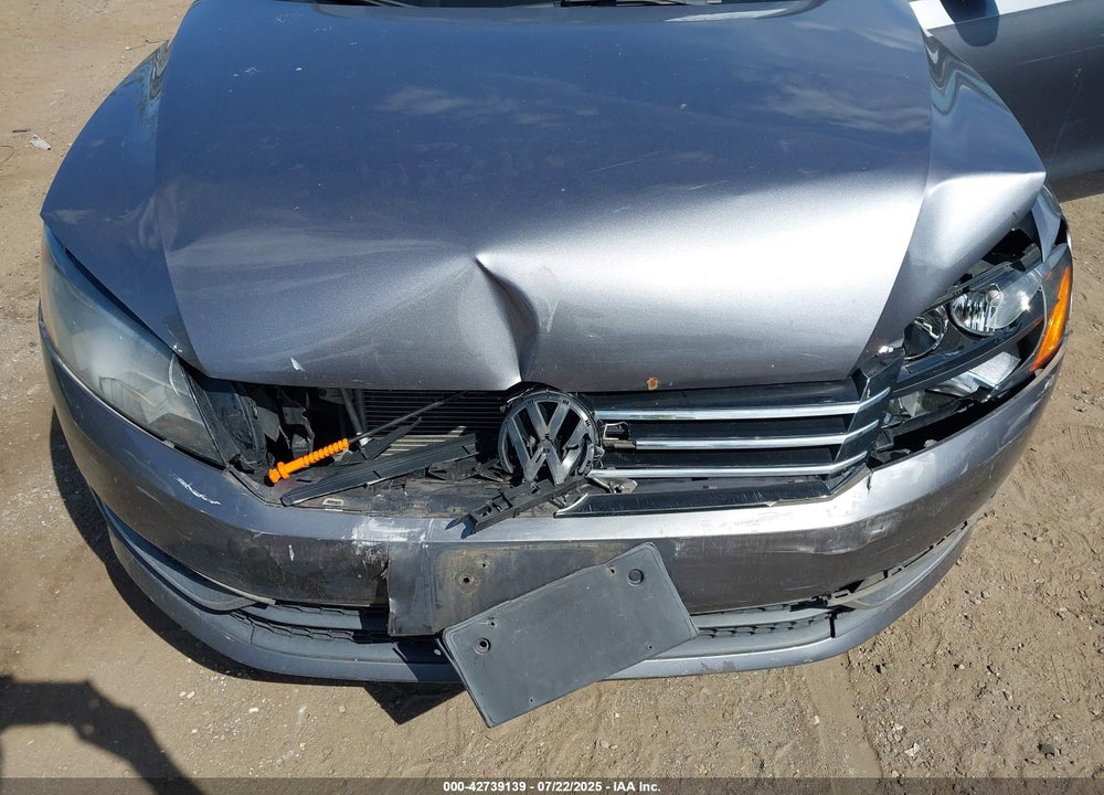 2012 VOLKSWAGEN PASSAT 2.5L S VIN: 1VWAP7A35CC035327