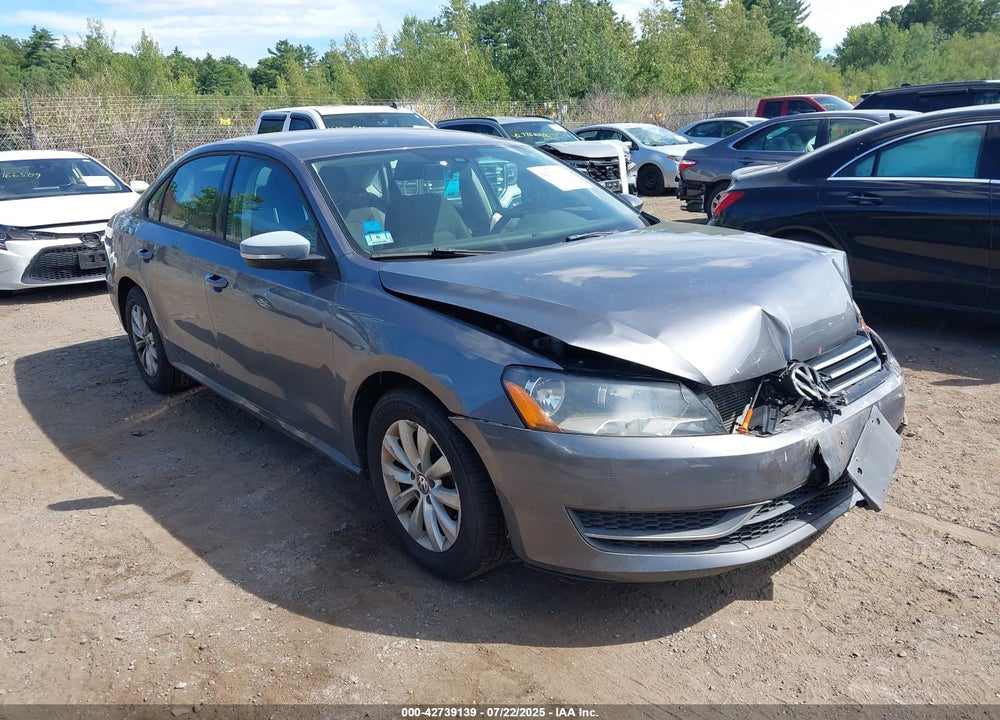 2012 VOLKSWAGEN PASSAT 2.5L S VIN: 1VWAP7A35CC035327