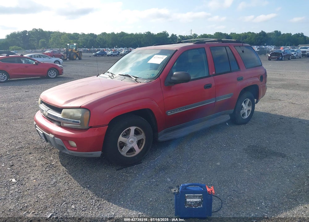 2002 CHEVROLET TRAILBLAZER LT VIN: 1GNDT13S022332787