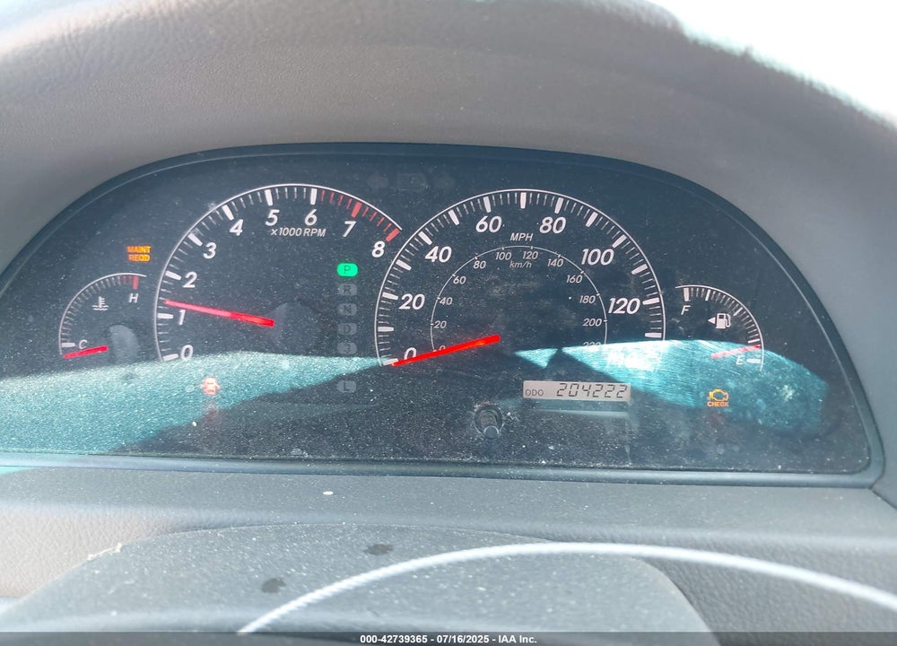 2005 TOYOTA CAMRY VIN: 4T1BE30K85U080947
