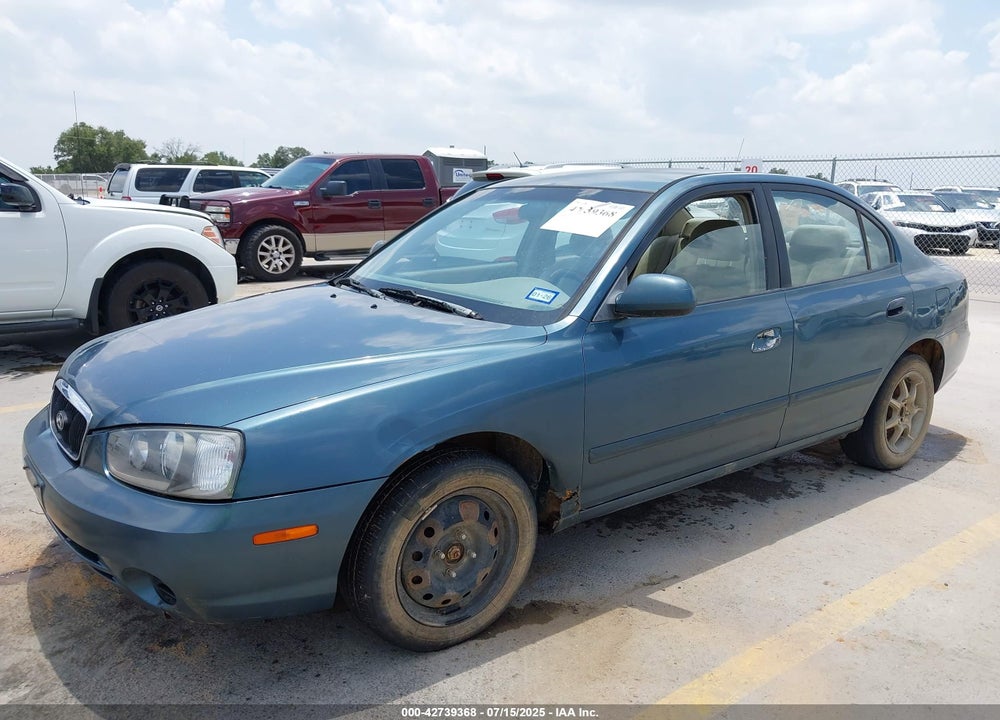 2002 HYUNDAI ELANTRA GLS VIN: KMHDN45D72U361500