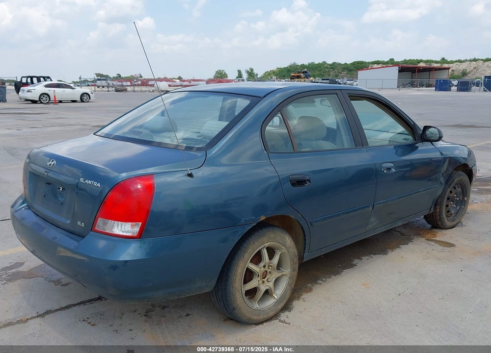 2002 HYUNDAI ELANTRA GLS VIN: KMHDN45D72U361500