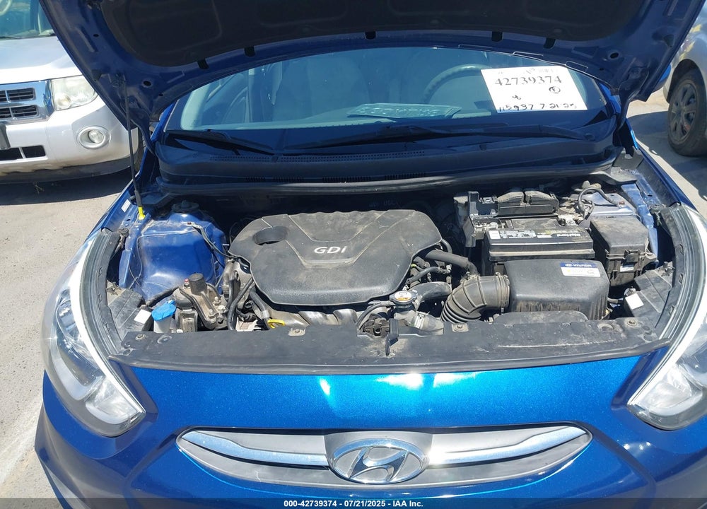 2016 HYUNDAI ACCENT VIN: KMHCT4AEXGU943260