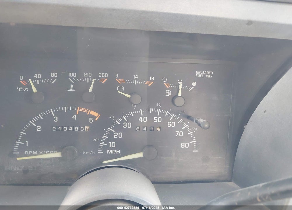 1994 CHEVROLET GMT-400 K1500 VIN: 2GCEK19K2R1209820