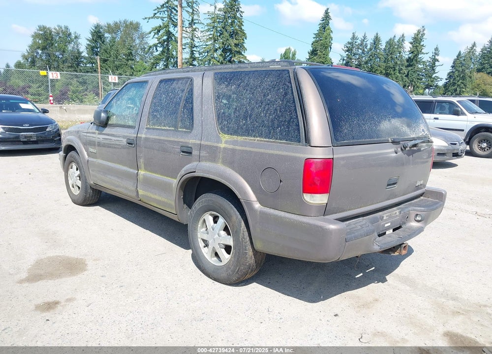 1999 OLDSMOBILE BRAVADA VIN: 1GHDT13W8X2714756