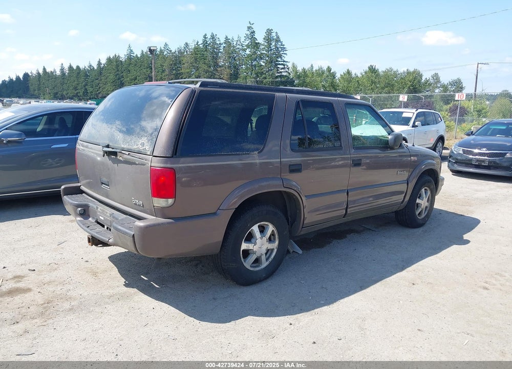 1999 OLDSMOBILE BRAVADA VIN: 1GHDT13W8X2714756