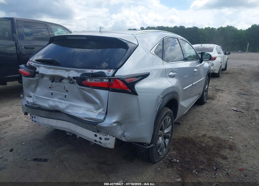 2016 LEXUS NX 200T VIN: JTJYARBZ4G2049777