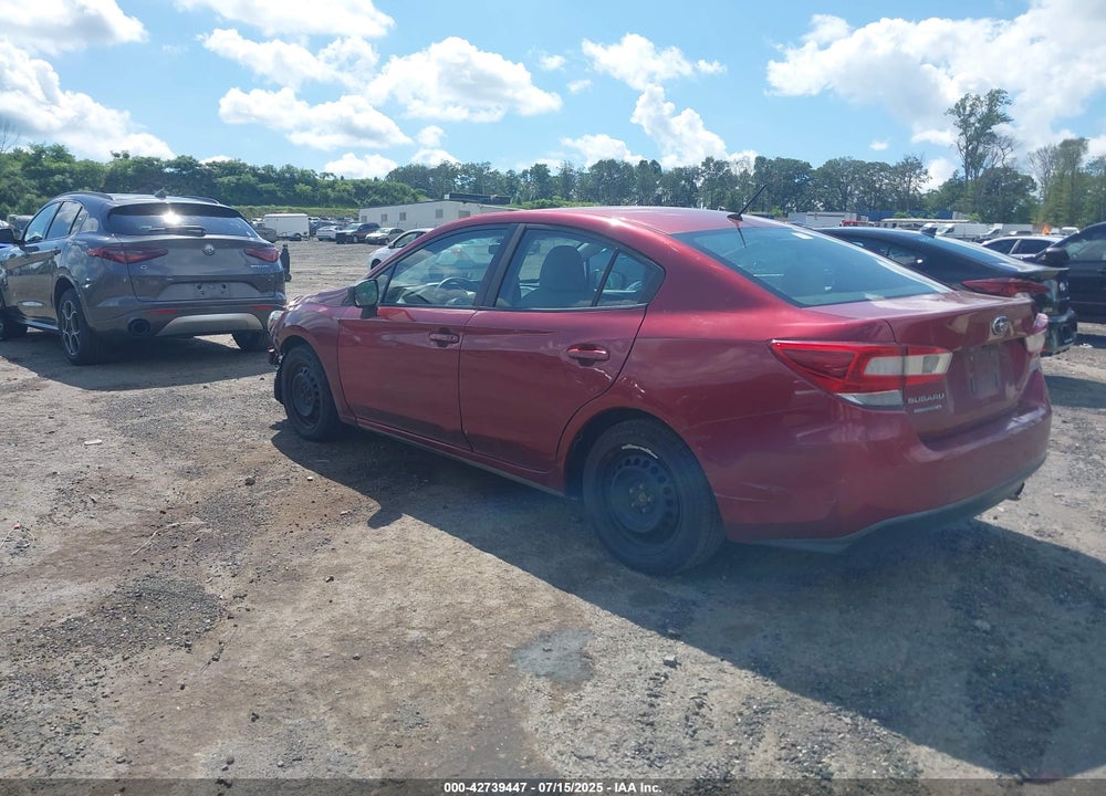 2019 SUBARU IMPREZA VIN: 4S3GKAA63K3606539