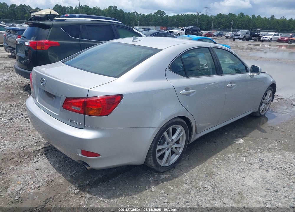 2007 LEXUS IS 250 VIN: JTHBK262672046744