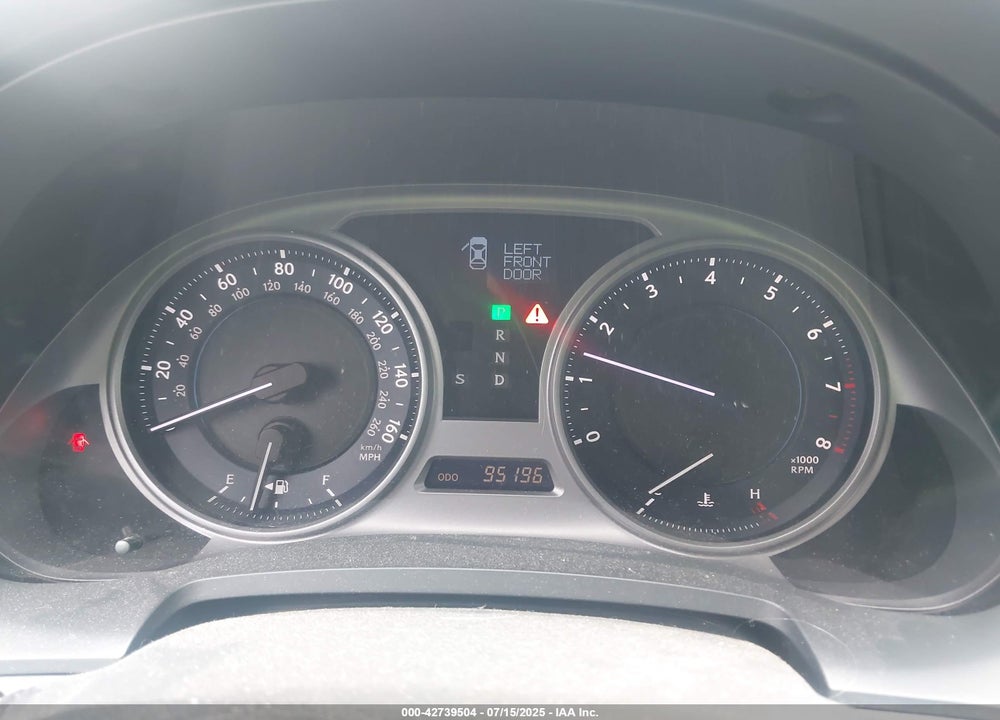 2007 LEXUS IS 250 VIN: JTHBK262672046744