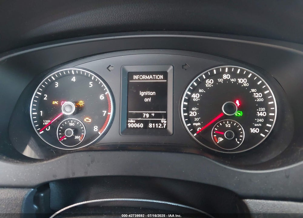 2012 VOLKSWAGEN JETTA VIN: 3VW467AJ4CM420388