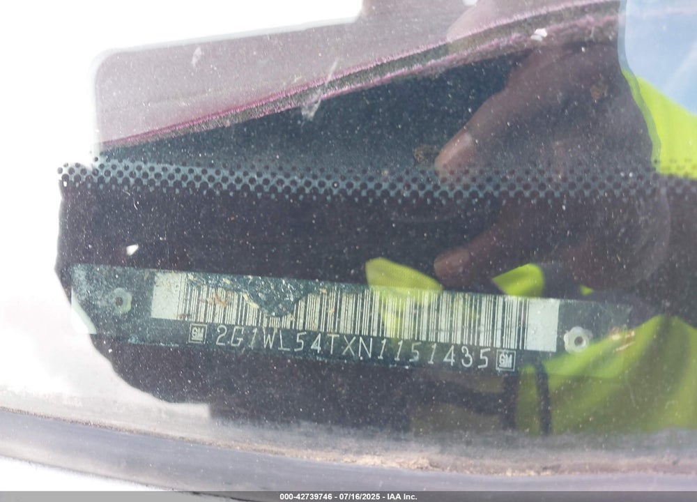 1992 CHEVROLET LUMINA VIN: 2G1WL54TXN1151435