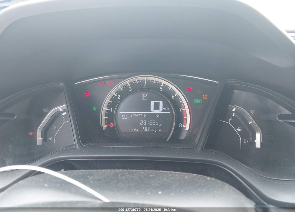 2016 HONDA CIVIC VIN: 19XFC2F5XGE001187