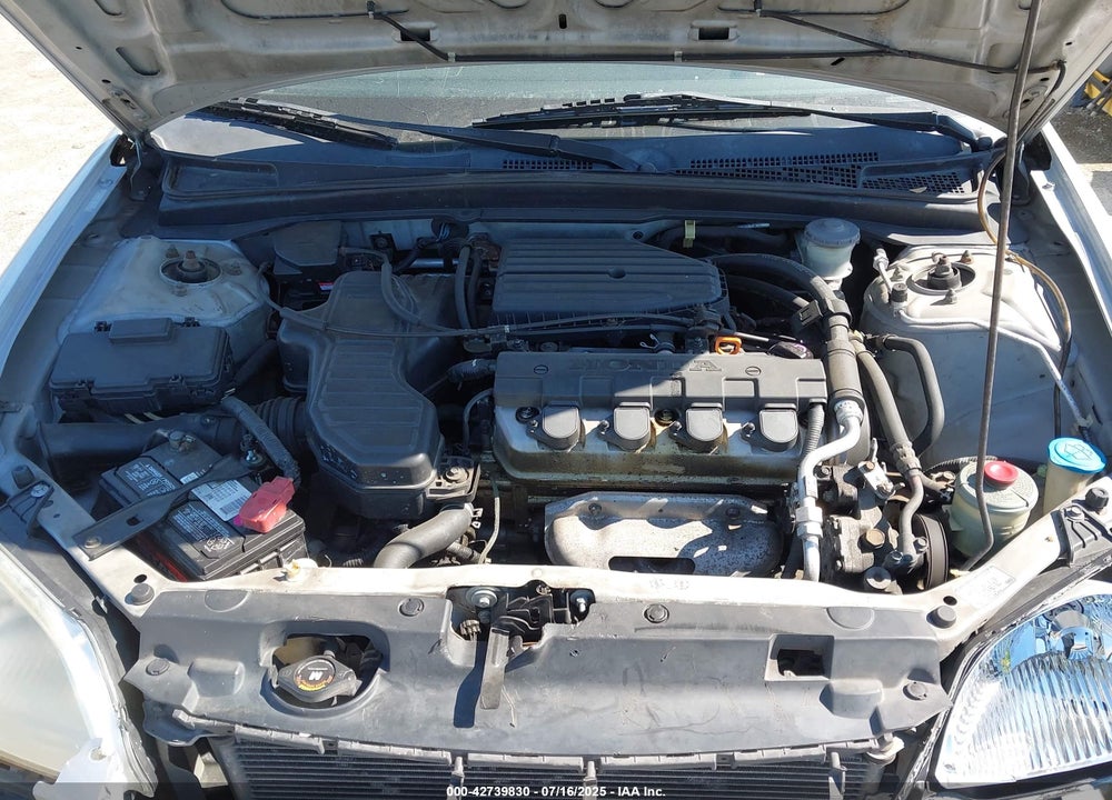 2002 HONDA CIVIC LX VIN: 2HGES16582H501209