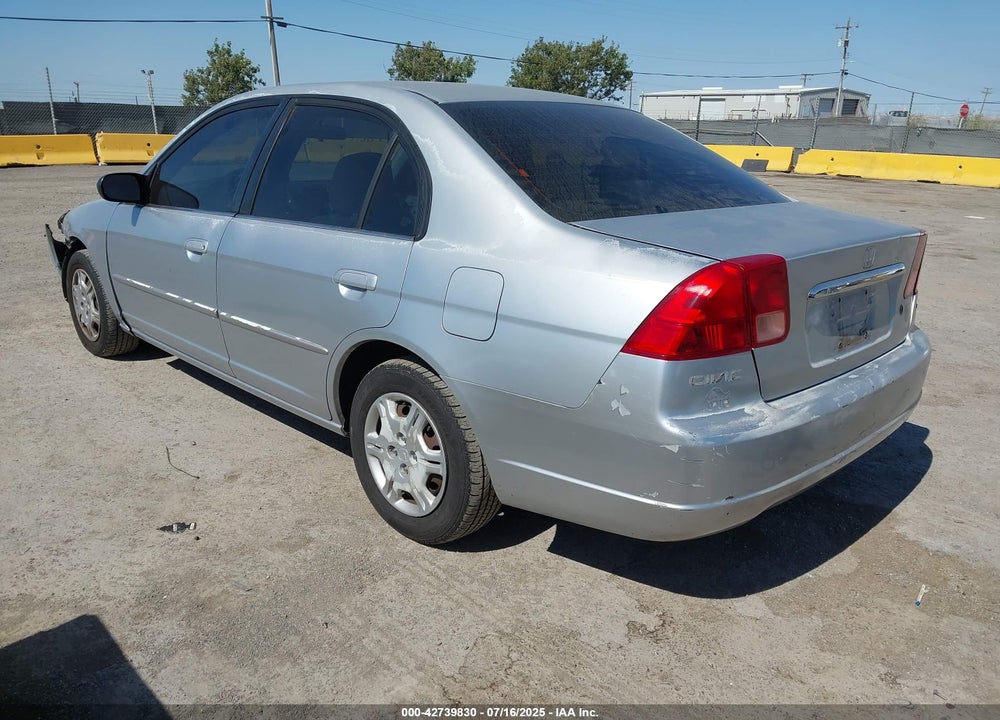 2002 HONDA CIVIC LX VIN: 2HGES16582H501209