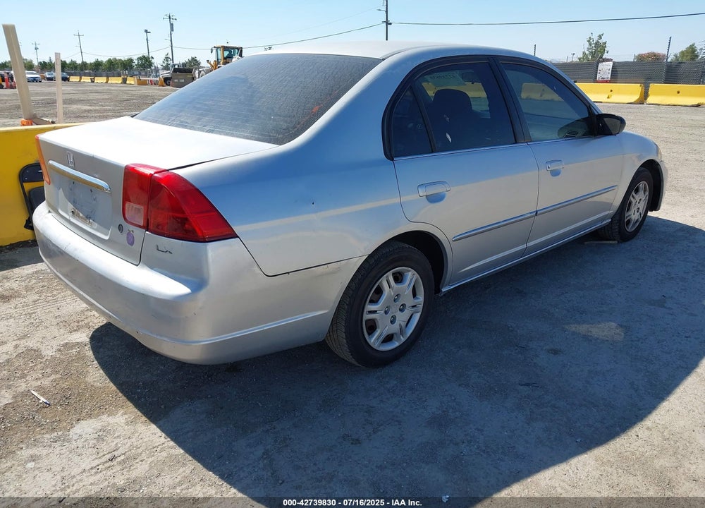 2002 HONDA CIVIC LX VIN: 2HGES16582H501209