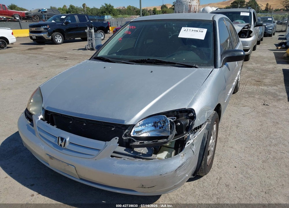 2002 HONDA CIVIC LX VIN: 2HGES16582H501209