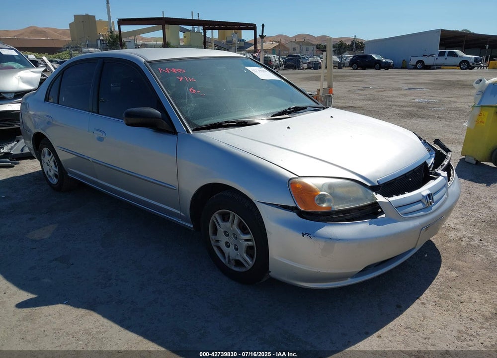 2002 HONDA CIVIC LX VIN: 2HGES16582H501209