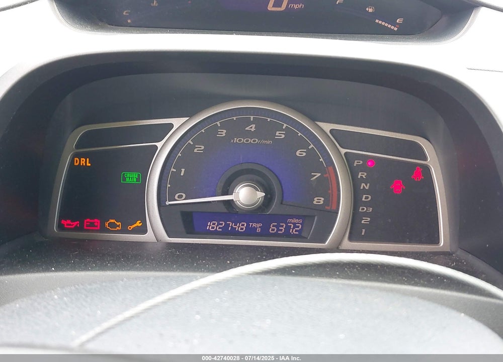 2007 HONDA CIVIC VIN: 1HGFA165X7L023179