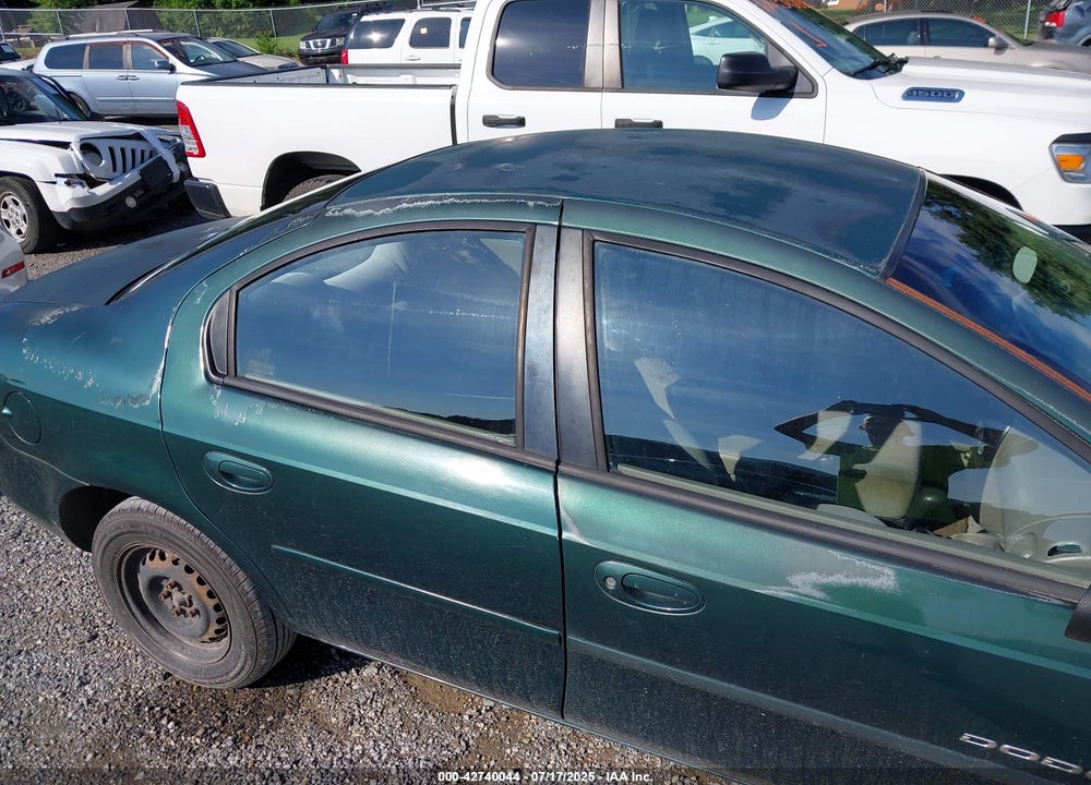 2000 DODGE NEON HIGHLINE VIN: 1B3ES46CXYD817474