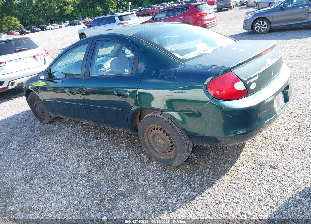 2000 DODGE NEON HIGHLINE VIN: 1B3ES46CXYD817474