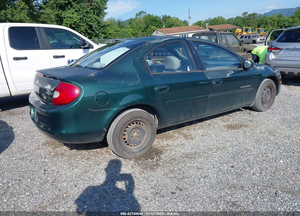 2000 DODGE NEON HIGHLINE VIN: 1B3ES46CXYD817474