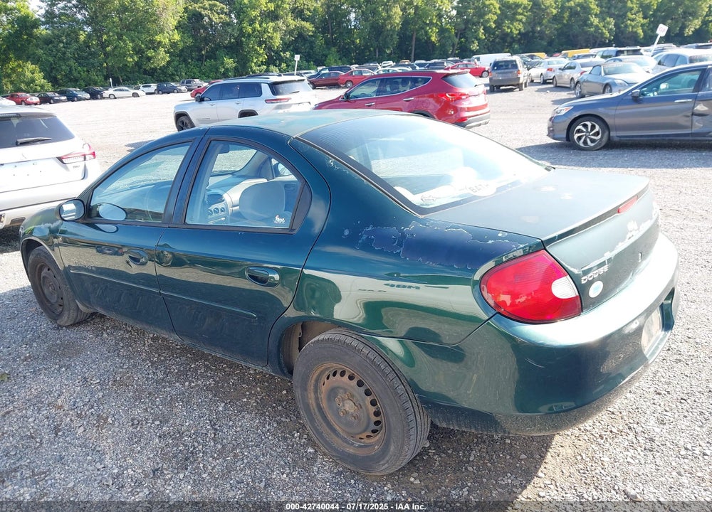 2000 DODGE NEON HIGHLINE VIN: 1B3ES46CXYD817474