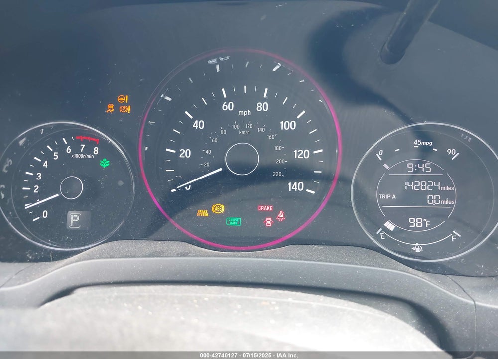 2016 HONDA HR-V VIN: 3CZRU5H53GM716000