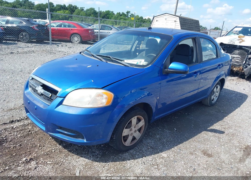 2009 CHEVROLET AVEO LT VIN: KL1TD56E59B337225