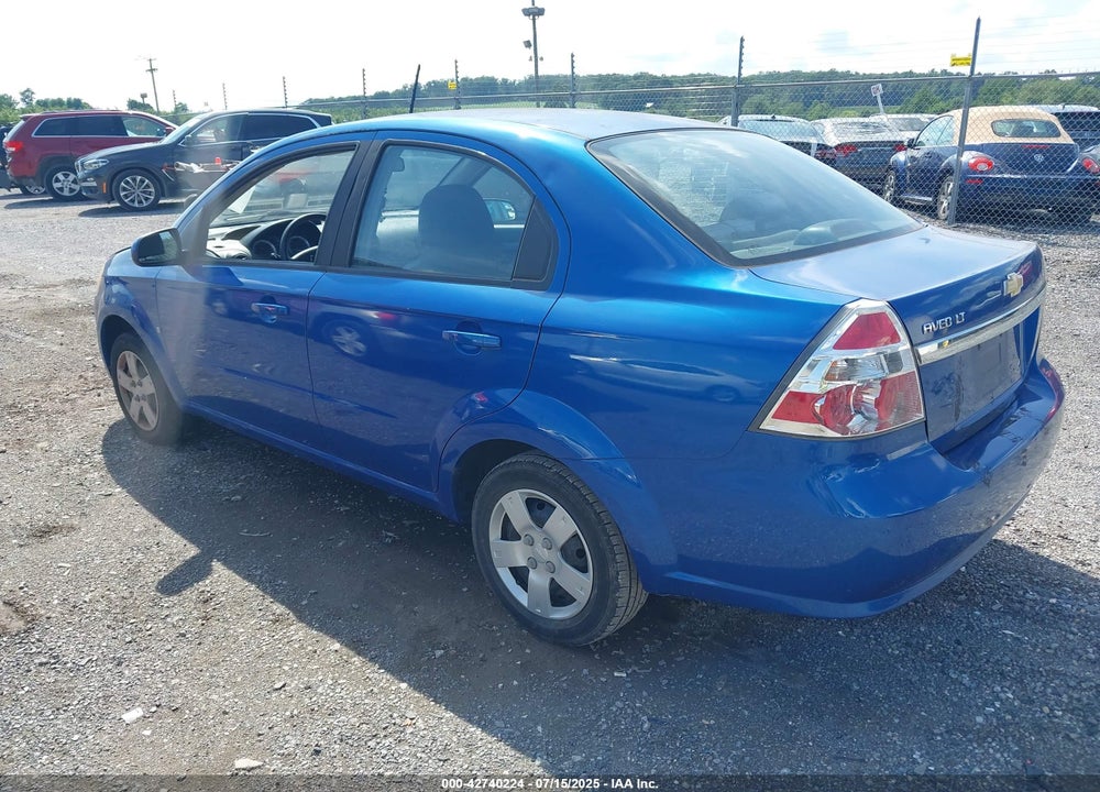 2009 CHEVROLET AVEO LT VIN: KL1TD56E59B337225