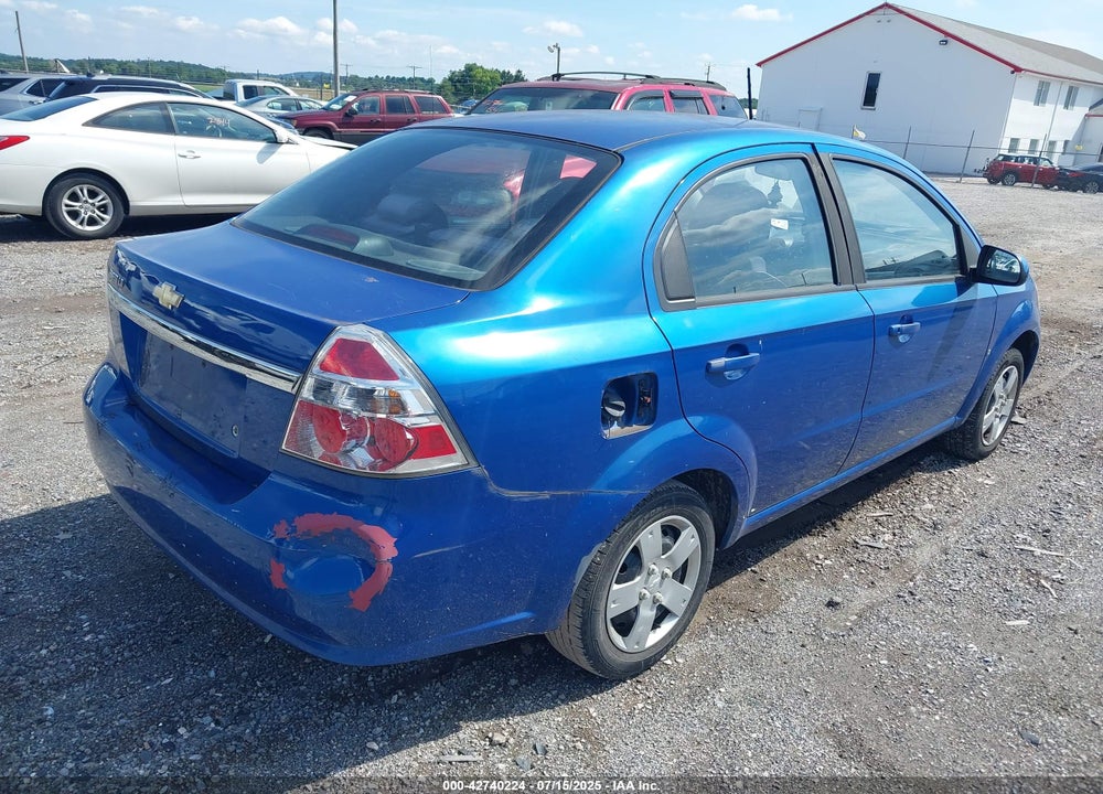 2009 CHEVROLET AVEO LT VIN: KL1TD56E59B337225