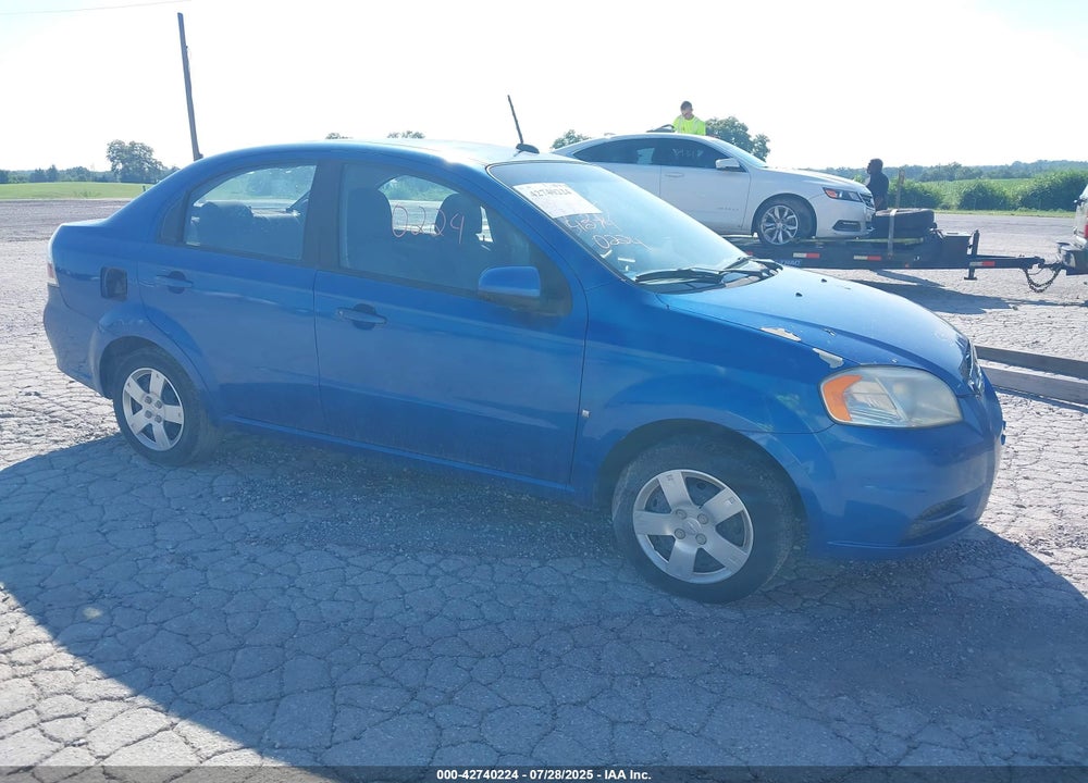 2009 CHEVROLET AVEO LT VIN: KL1TD56E59B337225